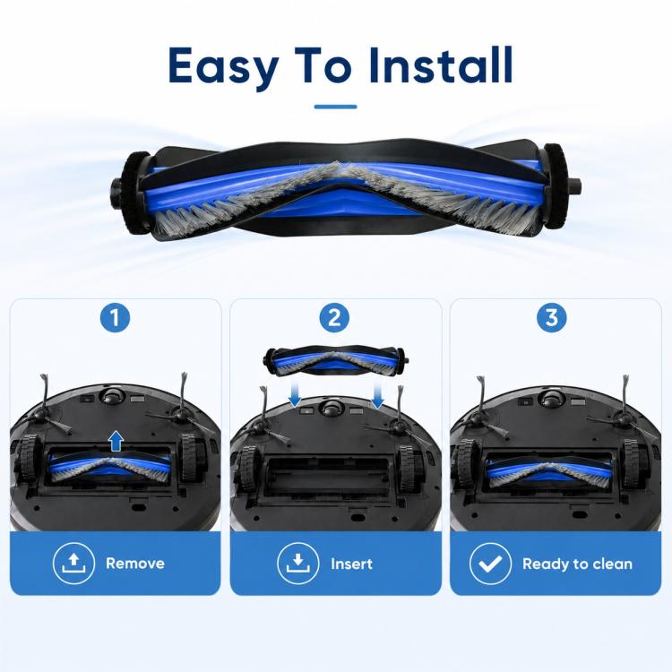 Replacement Accessories for Ecovacs DEEBOT X8 OMNI / X8 Pro OMNI Robot Vacuum Cleaner, Main Brush, Side Brush, Filter, Activated Carbon Filter, Dust Bag, Activated Carbon Dust Bag, Roller Mop, Main Brush Cover, Water Tray, Dust Box, Dirty Water Tank   ...