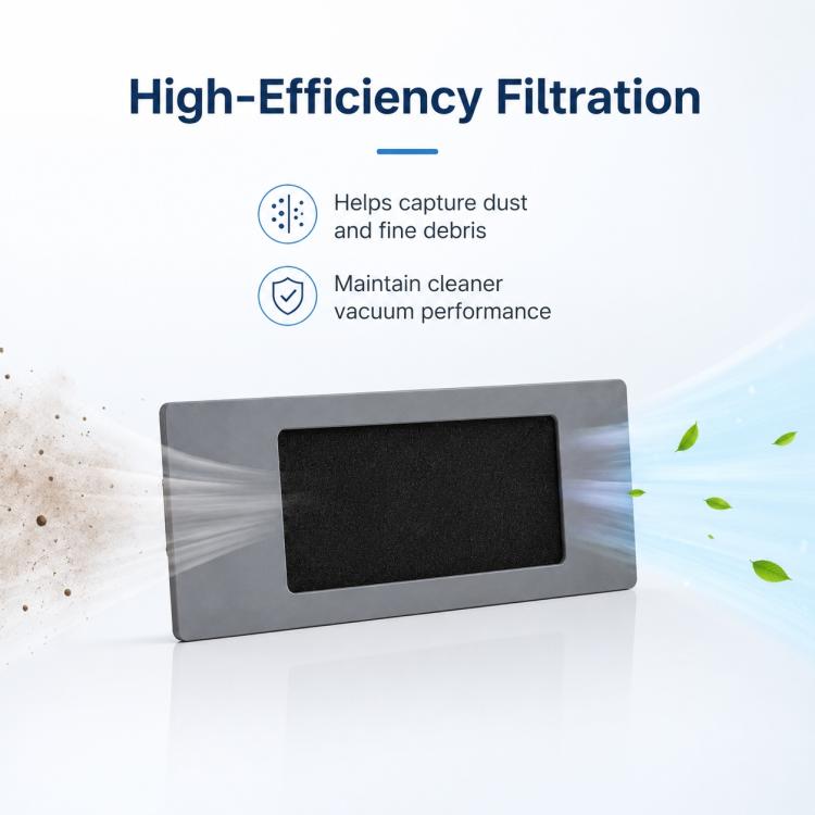 Replacement Parts for Ecovacs DEEBOT OZMO T8 / T9 Robot Vacuum Cleaner, Activated Carbon Filter, Deep Mop Pad, Disposable Mop Pad, 10pcs Wet Mop Pad, Main Brush Cover, Dust Box, Mop Pad Holder