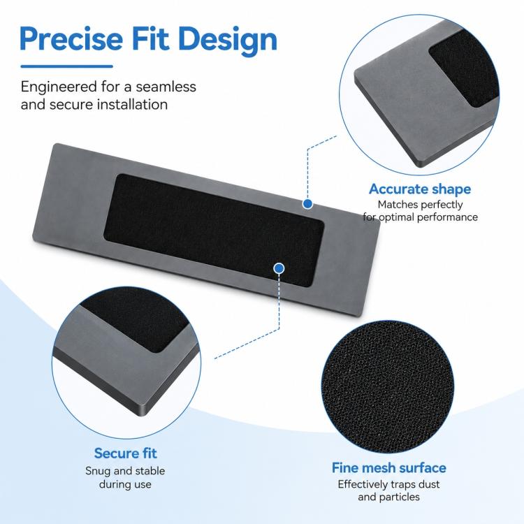 Replacement Parts for Ecovacs DEEBOT OZMO T8 / T9 Robot Vacuum Cleaner, Activated Carbon Filter, Deep Mop Pad, Disposable Mop Pad, 10pcs Wet Mop Pad, Main Brush Cover, Dust Box, Mop Pad Holder