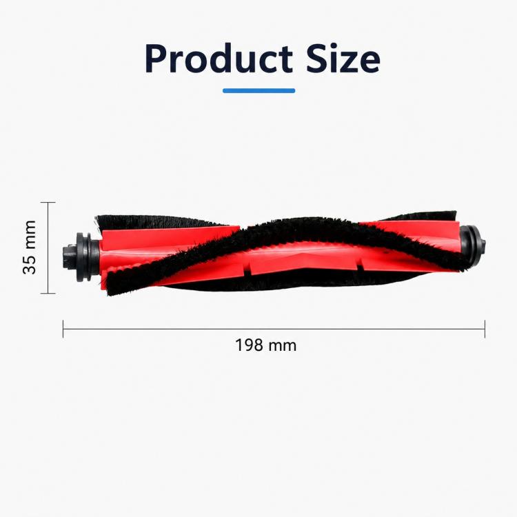 Replacement Accessories for Roborock Q5 Robot Vacuum Cleaner, Main Brush, Black Five Arm Side Brush, White Five Arm Side Brush, Dual Filter, Dust Bag, Activated Carbon Dust Bag