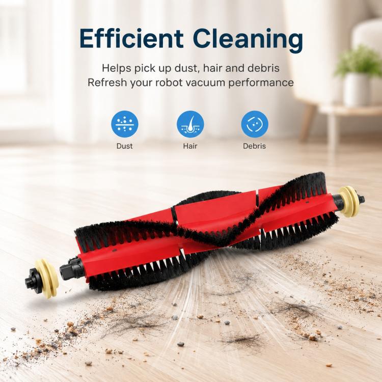 For Xiaomi Mijia Robot Vacuum Mop 2 Pro MJST1S Replacement Parts, Detachable Main Brush, Dual White Side Brush, Dual Black Side Brush, White Five Arm Side Brush, Black Five Arm Side Brush, Mop Pad