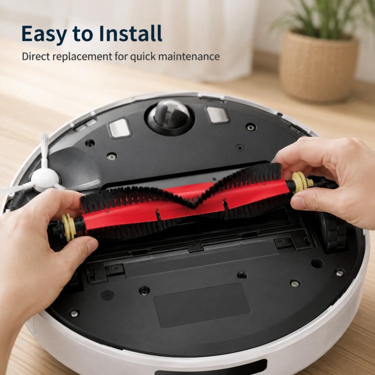 For Xiaomi Mijia Robot Vacuum Mop 2 Pro MJST1S Replacement Parts, Detachable Main Brush, Dual White Side Brush, Dual Black Side Brush, White Five Arm Side Brush, Black Five Arm Side Brush, Mop Pad
