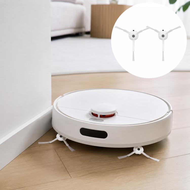 For Xiaomi Mijia Robot Vacuum Mop 2 Pro MJST1S Replacement Parts, Detachable Main Brush, Dual White Side Brush, Dual Black Side Brush, White Five Arm Side Brush, Black Five Arm Side Brush, Mop Pad