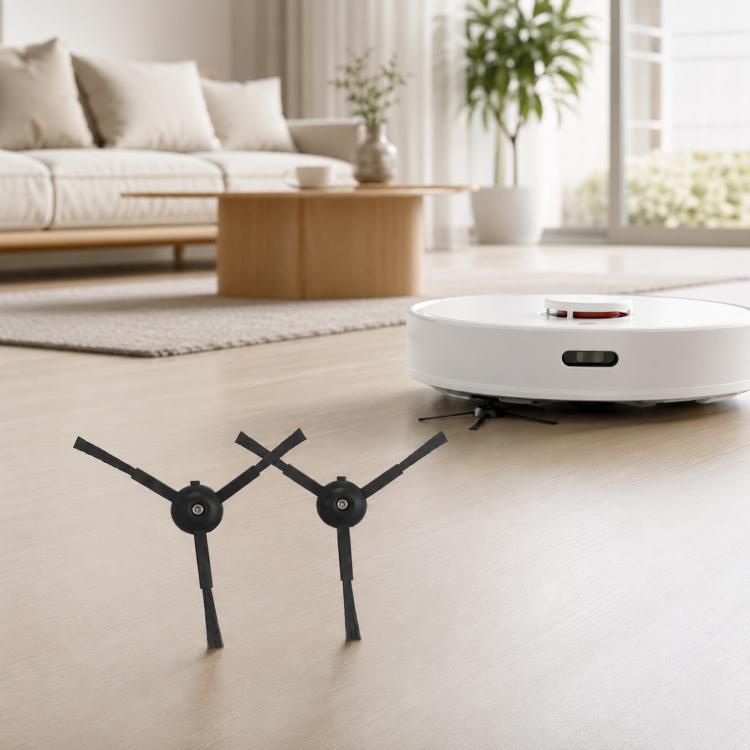 For Xiaomi Mijia Robot Vacuum Mop 2 Pro MJST1S Replacement Parts, Detachable Main Brush, Dual White Side Brush, Dual Black Side Brush, White Five Arm Side Brush, Black Five Arm Side Brush, Mop Pad
