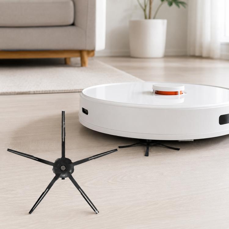For Xiaomi Mijia Robot Vacuum Mop 2 Pro MJST1S Replacement Parts, Detachable Main Brush, Dual White Side Brush, Dual Black Side Brush, White Five Arm Side Brush, Black Five Arm Side Brush, Mop Pad