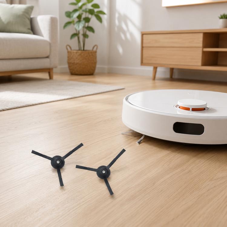 For Xiaomi Mijia Robot Vacuum Mop 2 MJST1S Replacement Parts, Detachable Main Brush, Dual White Side Brush, Dual Black Side Brush, Dual Filter, Filter-Free Dust Box, Mop Pad