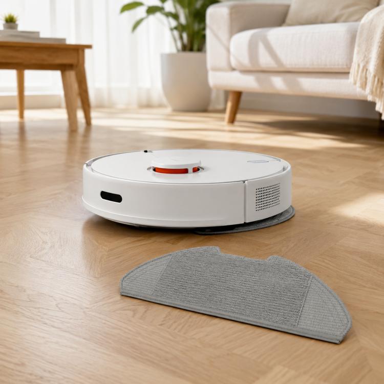 For Xiaomi Mijia Robot Vacuum Mop 2 MJST1S Replacement Parts, Detachable Main Brush, Dual White Side Brush, Dual Black Side Brush, Dual Filter, Filter-Free Dust Box, Mop Pad