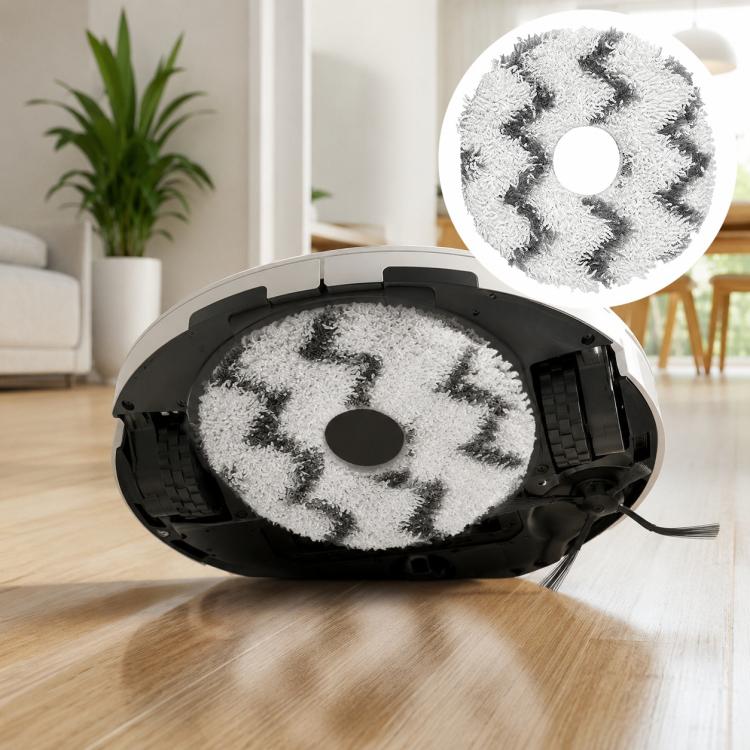 For Ecovacs DEEBOT X1S / X1S Pro Replacement Parts, Main Brush, Rubber Roller Brush, Dual Grey Side Brush, Black Filter, White Filter, Activated Carbon Filter, Blue Striped Mop Pad, White Striped Mop Pad