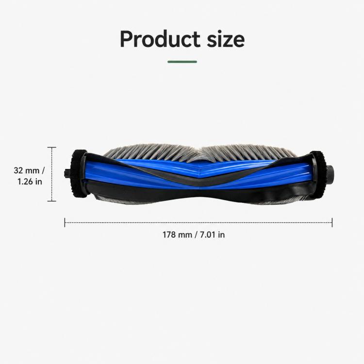 For Ecovacs DEEBOT X11 / X11 Pro Replacement Parts, Main Brush, Side Brush, Roller Mop, Activated Carbon Filter, Filter, Auto Refill and Drain Version Dust Bag, Water Tank Version Dust Bag