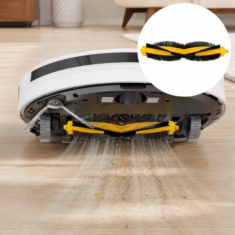 For Ecovacs DEEBOT DJ35 / DJ36 Replacement Parts, Main Brush, Dual Side Brush, Filter, Mop Pad, Disposable Mop Pad, 10pcs Hook and Loop Fastener, Dust Box Flap, Mop Pad Holder