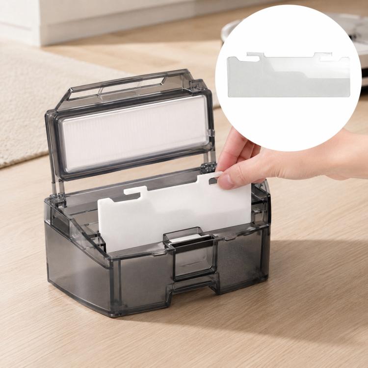 For Ecovacs DEEBOT DJ35 / DJ36 Replacement Parts, Main Brush, Dual Side Brush, Filter, Mop Pad, Disposable Mop Pad, 10pcs Hook and Loop Fastener, Dust Box Flap, Mop Pad Holder