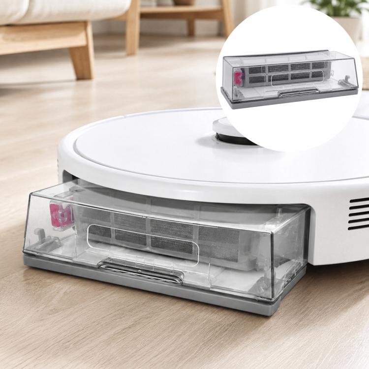 For Ecovacs DEEBOT T5 / T5 Max / N5 / N8 / DV35 / DJ65 / DX55 Replacement Parts, Dual Side Brush, Filter, Mop Pad, Disposable Mop Pad, 10pcs/Pack Wet Mop Pad, Mop Pad Holder, Dust Box, Dust Box Flap, 10pcs Hook and Loop Fastener, 9pcs Combo, 10pcs Combo
