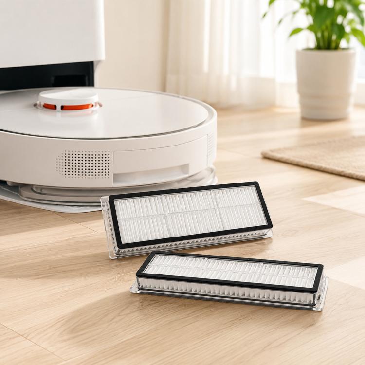 For Xiaomi Mijia Robot Vacuum Cleaner 5 Pro OV21CN Replacement Parts, Main Brush, Side Brush, Dust Bag, Activated Carbon Dust Bag, Dual Filter, Fine Mop Pad, Thick Striped Mop Pad