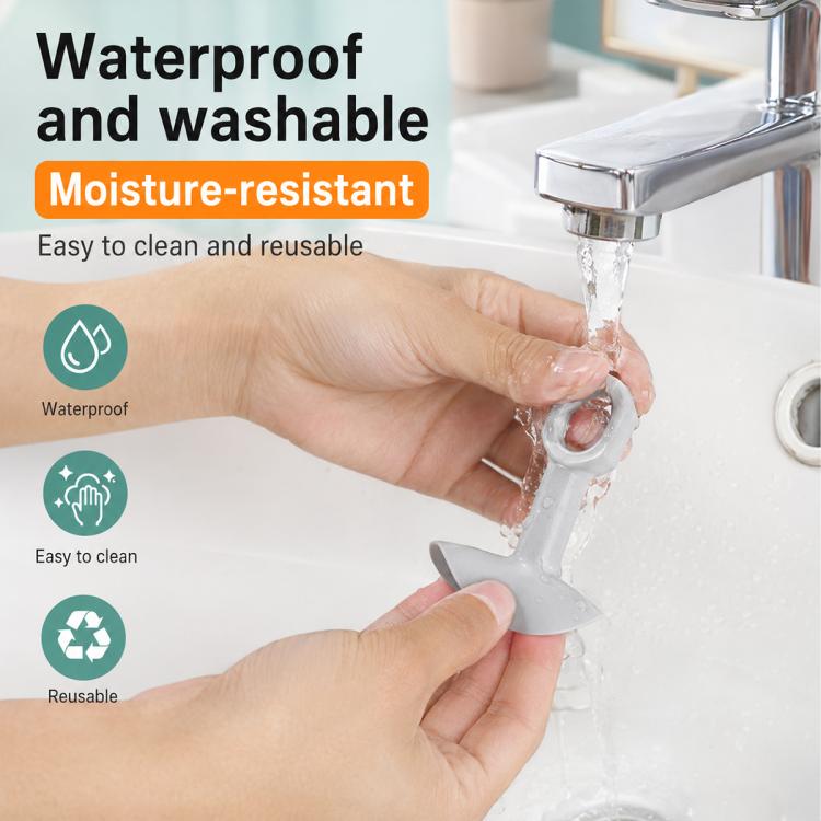 Suction Cup Door Handle Anti-collision Protective Pad, 58x41x17mm, 65x45x19mm, 70x47x21mm