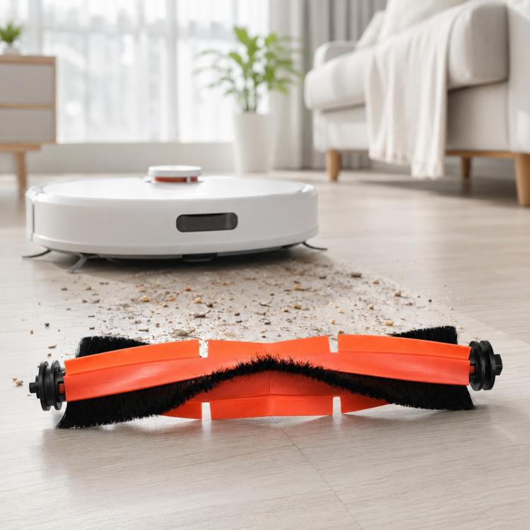 For Xiaomi Robot Vacuum X10 Plus / X20 Plus / S20 / S20 Plus / S10 / S10 Plus / S10 Pro Replacement Parts, Grey Orange Main Brush, Black Orange Main Brush, Rubber Roller Brush, Main Rubber Brush Cover, Main Brush Cover, Grey Side Brush, White Side Brus...