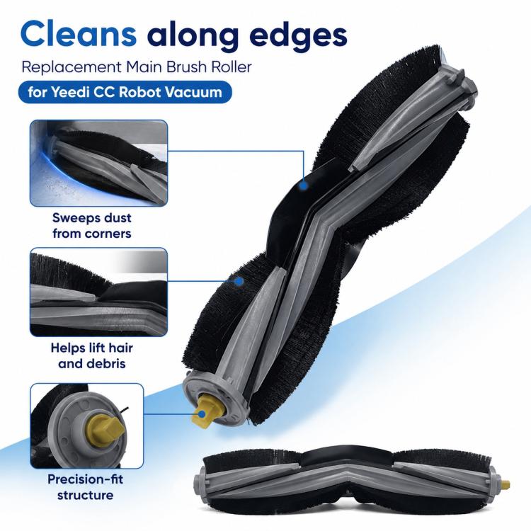 For Ecovacs Yeedi CC Robot Vacuum Mop Replacement Parts, Main Brush, Mop Pad, Dual Side Brush, Dust Bag, Filter