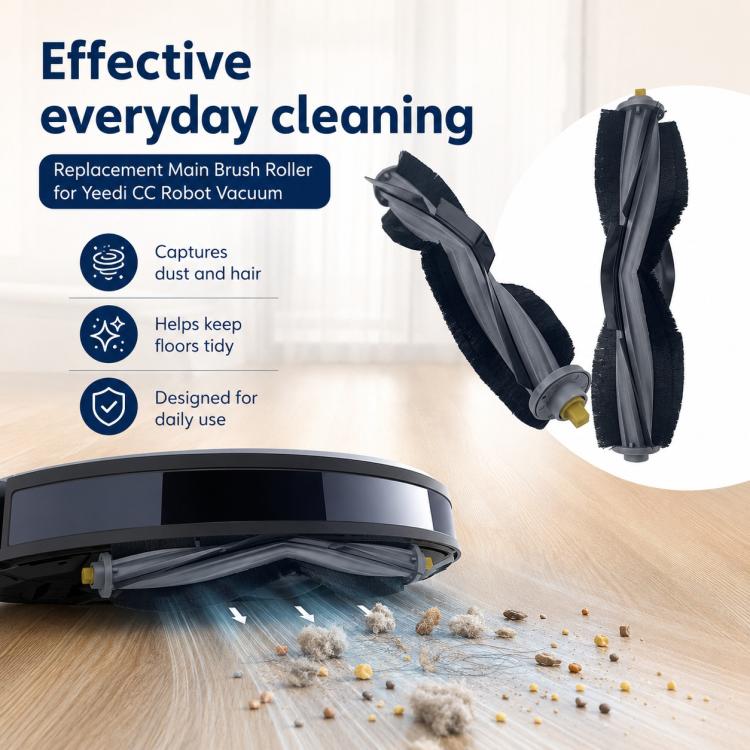 For Ecovacs Yeedi CC Robot Vacuum Mop Replacement Parts, Main Brush, Mop Pad, Dual Side Brush, Dust Bag, Filter
