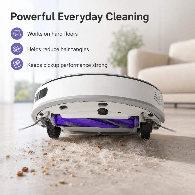For Narwal J4 / J4 Lite Robot Vacuum Cleaner Replacement Parts, Main Brush, Side Brush, Dual Side Brush, Dual Activated Carbon Filter, Dual Filter, Dust Bag+Filter Integrated, Main Brush Cover