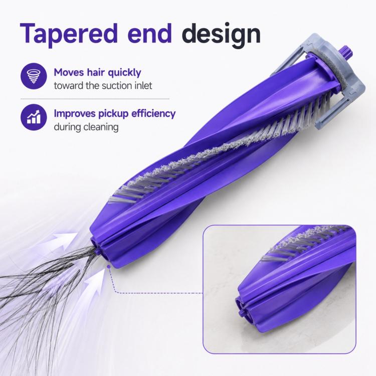 For Narwal J5 Robot Vacuum Cleaner Replacement Parts, Main Brush, Dual Side Brush, White Mop Pad, Grey Mop Pad, 2pcs Activated Carbon Filter, Dual Filter, Dust Bag, Main Brush Cover