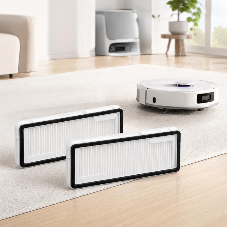 For Narwal J5 Robot Vacuum Cleaner Replacement Parts, Main Brush, Dual Side Brush, White Mop Pad, Grey Mop Pad, 2pcs Activated Carbon Filter, Dual Filter, Dust Bag, Main Brush Cover