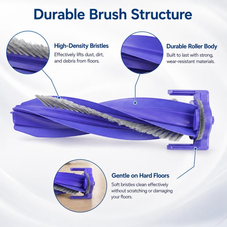 For Narwal K1 / Freo X Plus Robot Vacuum Cleaner Replacement Parts, Main Brush, Mop Pad, Dual Side Brush, Dust Bag, Main Brush Cover