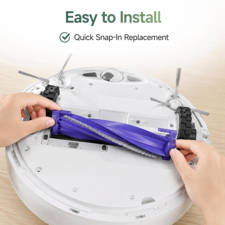 For Narwal Xiaoyao 001 / Xiaoyao 001 Max Robot Vacuum Cleaner Replacement Parts, Main Brush, Dual Side Brush for 001, Dual Side Brush for 001 Max, Main Brush Cover