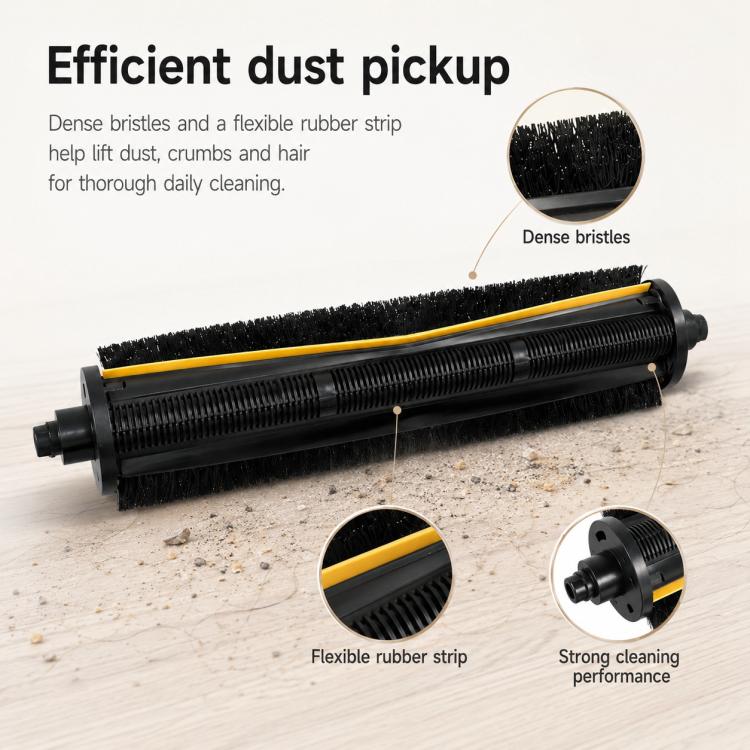 For Dreame P50 Pro Robot Vacuum Cleaner Replacement Parts, Hair Cutting Roller Brush, Main Brush, Main Rubber Brush Cover, Mop Pad, Dust Bag, Activated Carbon Dust Bag, Filter, Side Brush