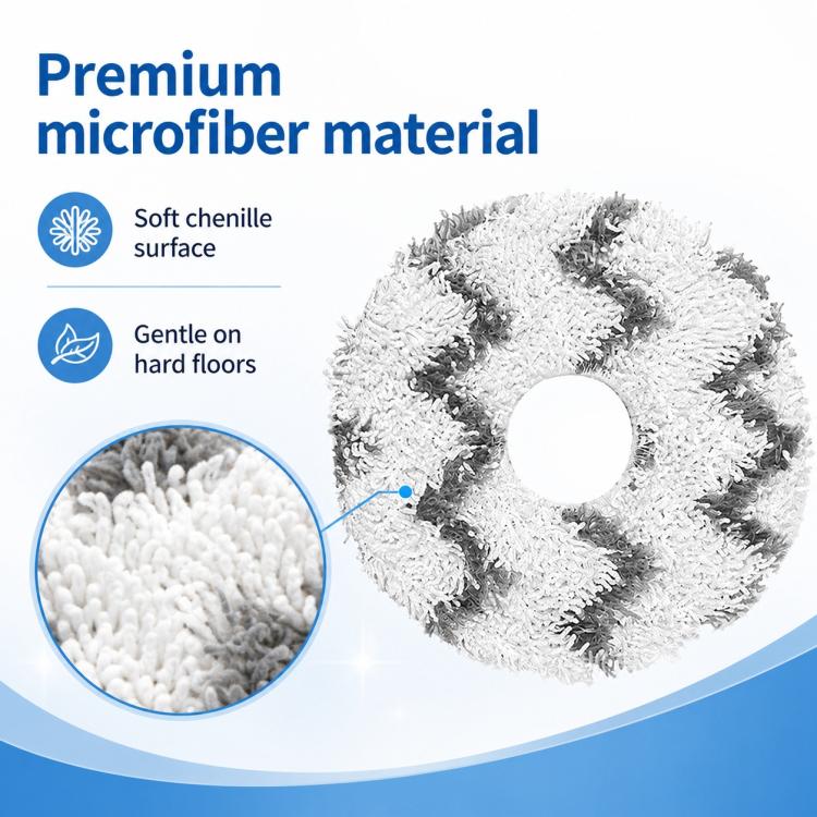 For Dreame X50 / X50 Pro / X40 Enhanced Edition / S40 Enhanced Edition Robot Vacuum Cleaner Replacement Parts, White Striped Mop Pad, Blue Striped Mop Pad, Filter, Main Brush Cover, Mop Pad Holder