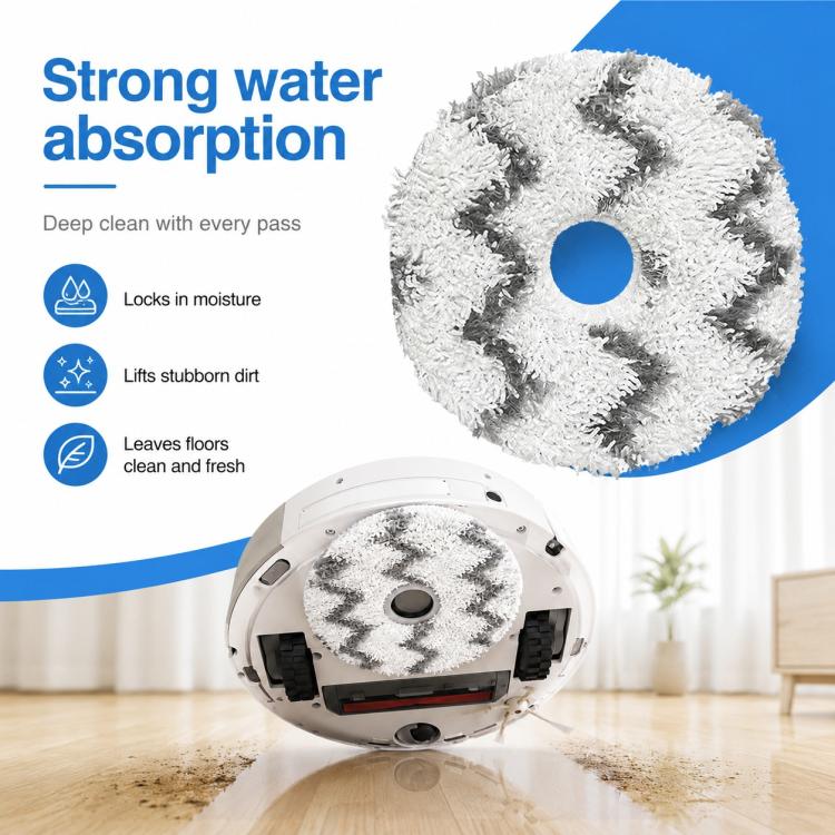 For Dreame X50 / X50 Pro / X40 Enhanced Edition / S40 Enhanced Edition Robot Vacuum Cleaner Replacement Parts, White Striped Mop Pad, Blue Striped Mop Pad, Filter, Main Brush Cover, Mop Pad Holder