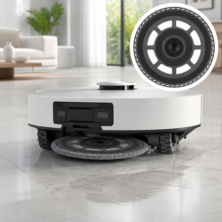 For Dreame X50 / X50 Pro / X40 Enhanced Edition / S40 Enhanced Edition Robot Vacuum Cleaner Replacement Parts, White Striped Mop Pad, Blue Striped Mop Pad, Filter, Main Brush Cover, Mop Pad Holder