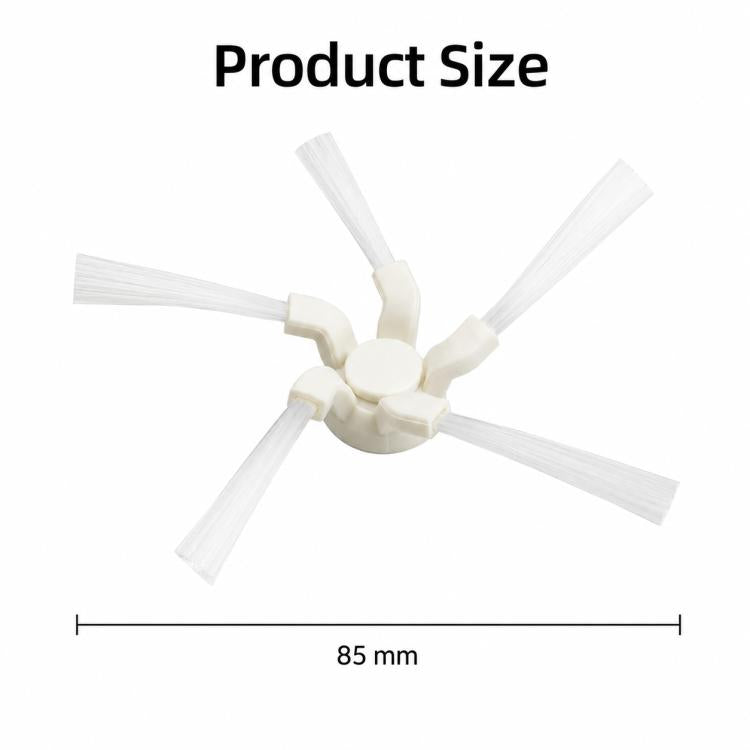 For Dreame W10 / W10 Pro Robot Vacuum Cleaner Replacement Parts, Triangle Side Brush, Filter-Free Dust Box, Dust Box Flap, Main Brush Cover, 5pcs Combo