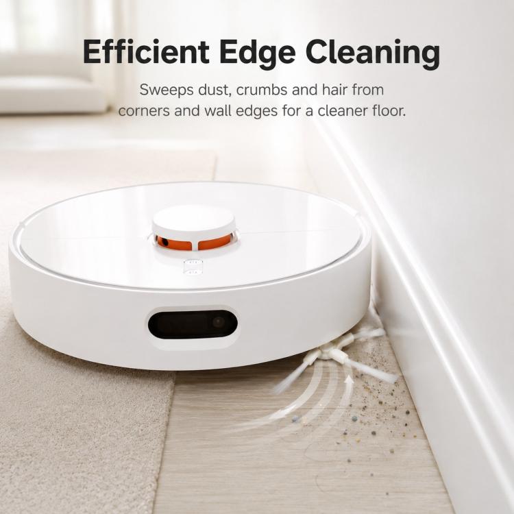 For Dreame W10 / W10 Pro Robot Vacuum Cleaner Replacement Parts, Triangle Side Brush, Filter-Free Dust Box, Dust Box Flap, Main Brush Cover, 5pcs Combo