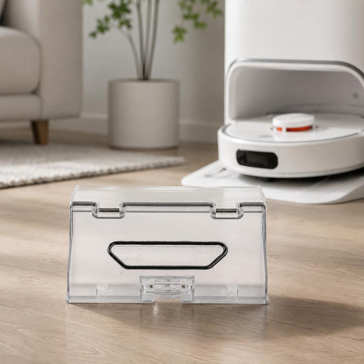 For Dreame W10 / W10 Pro Robot Vacuum Cleaner Replacement Parts, Triangle Side Brush, Filter-Free Dust Box, Dust Box Flap, Main Brush Cover, 5pcs Combo