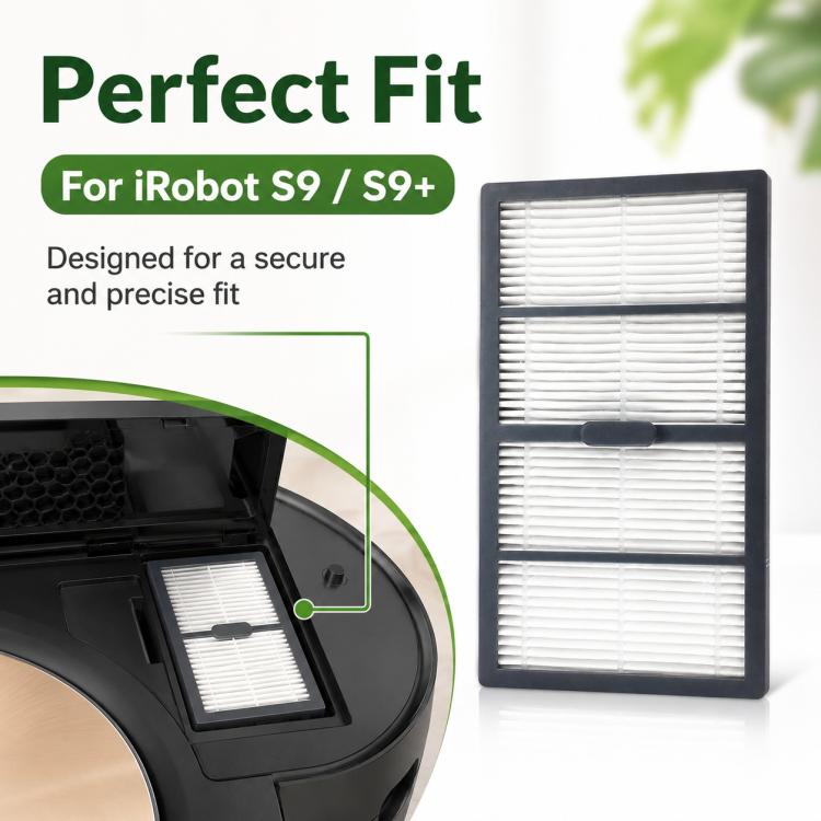For iRobot Roomba S9 / S9+ Robot Vacuum Cleaner Replacement Parts, For iRobot Roomba S9 / S9+ Single Filter, For iRobot Roomba S9 / S9+ Five Arm Side Brush