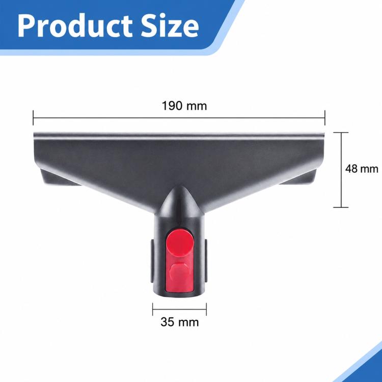 For Dyson V7 / V8 / V10 / V11 Vacuum Cleaner Replacement Parts, Wide Flat Nozzle Mattress Brush Head
