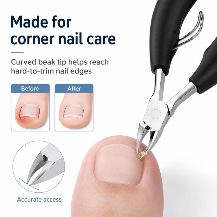 Nail Clipper for Paronychia Stainless Steel Olecranon Nail Nipper, Nail Clipper