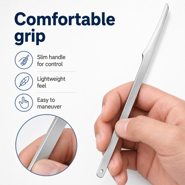 Round Hole Style Stainless Steel Heel Callus Foot Scraper Foot Care Tool, Round Hole Style Foot Scraper