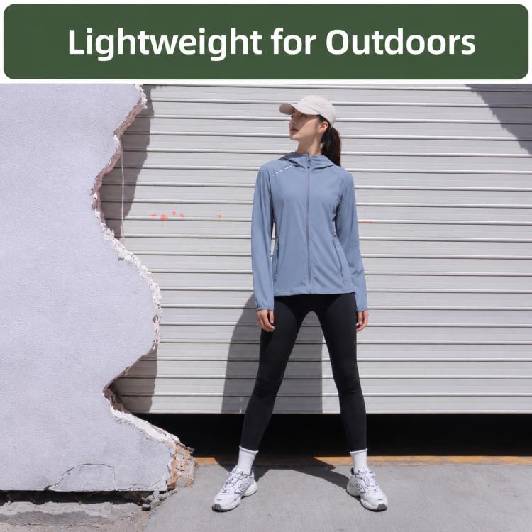 UPF50+ Lightweight Breathable Sun Protection Women Jacket, M, L, XL, 2XL