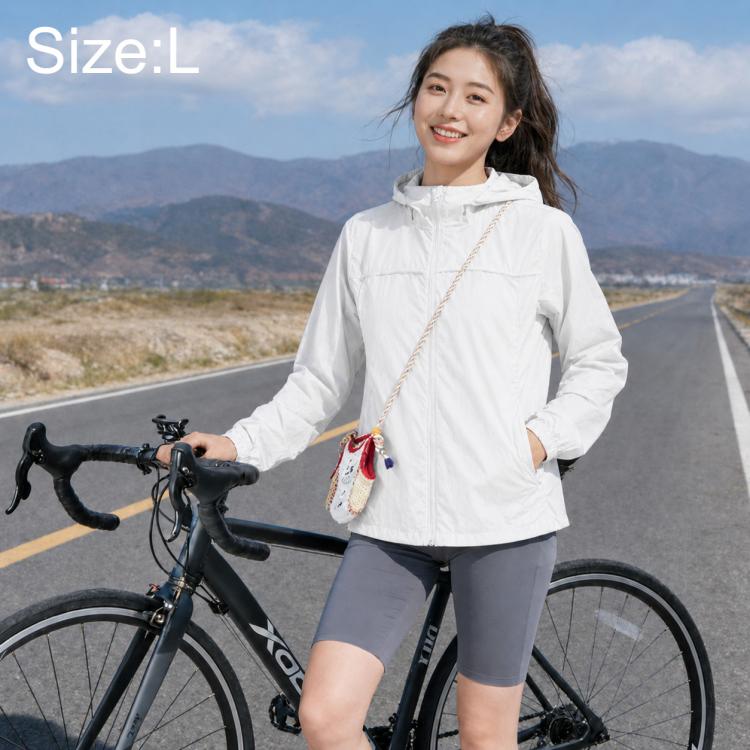 UPF50+ Cooling Fiber Lightweight Breathable Sun Protection Women Coat, M, L, XL, 2XL, 3XL, 4XL