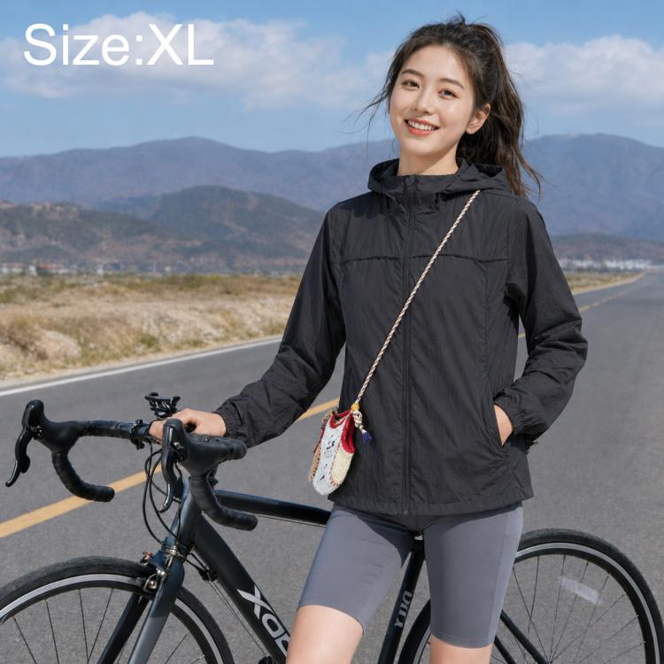 UPF50+ Cooling Fiber Lightweight Breathable Sun Protection Women Coat, M, L, XL, 2XL, 3XL, 4XL