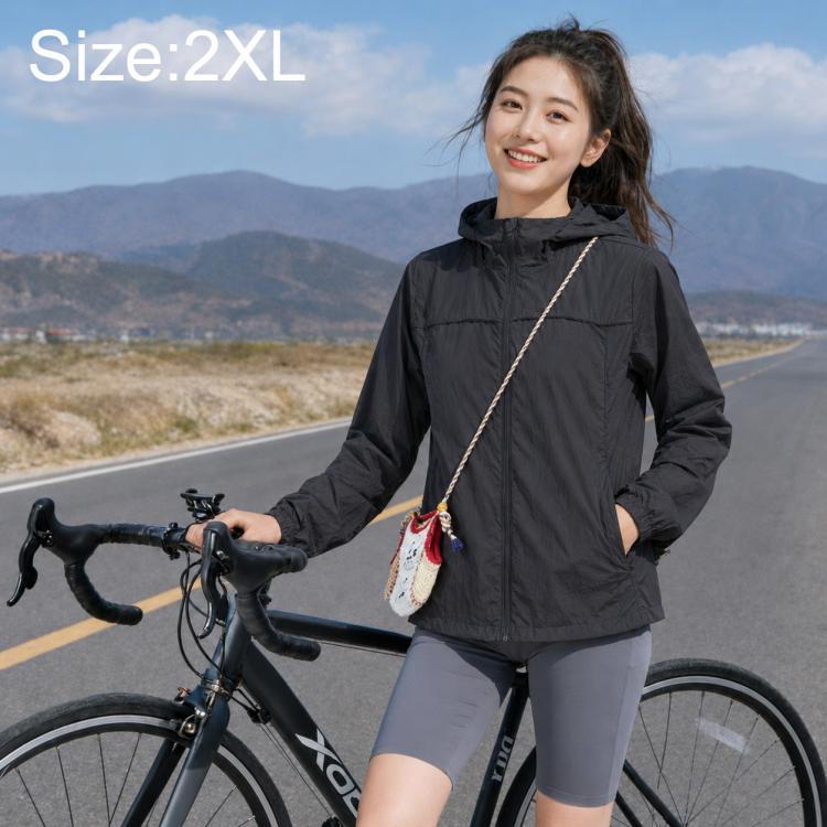 UPF50+ Cooling Fiber Lightweight Breathable Sun Protection Women Coat, M, L, XL, 2XL, 3XL, 4XL