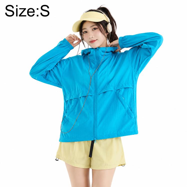 UPF50+ Cooling Fiber Lightweight Breathable Sun Protection Coat, S, M, L