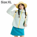 UPF50+ Cooling Fiber Lightweight Breathable Sun Protection Coat, XL, 2XL, 3XL