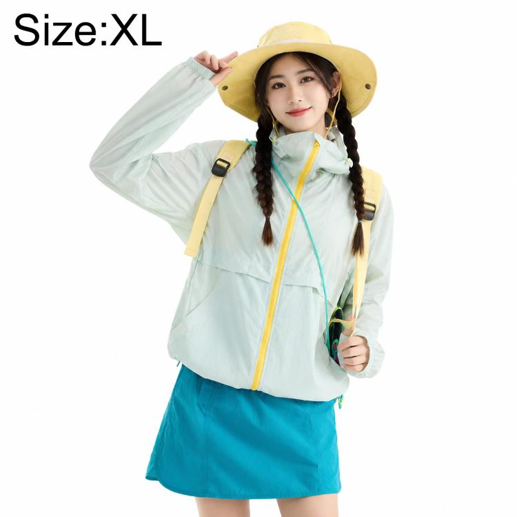 UPF50+ Cooling Fiber Lightweight Breathable Sun Protection Coat, XL, 2XL, 3XL