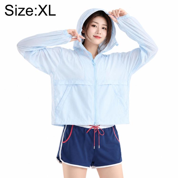UPF50+ Cooling Fiber Lightweight Breathable Sun Protection Coat, XL, 2XL, 3XL