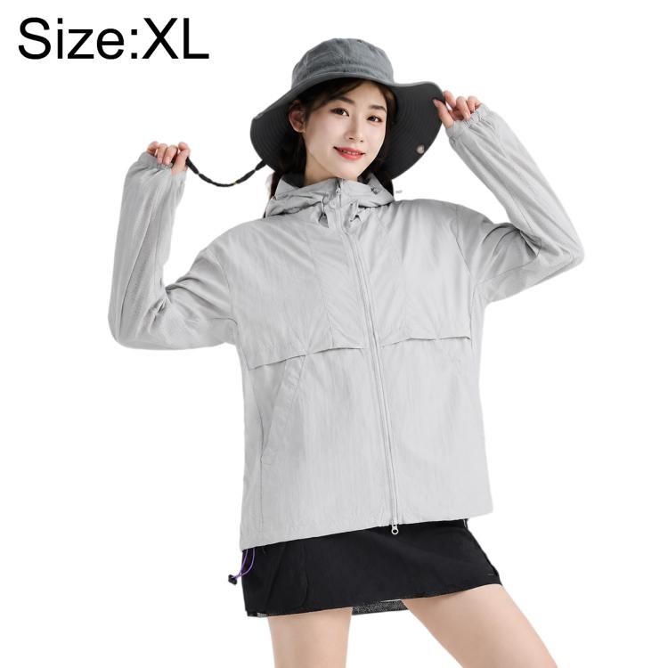 UPF50+ Cooling Fiber Lightweight Breathable Sun Protection Coat, XL, 2XL, 3XL