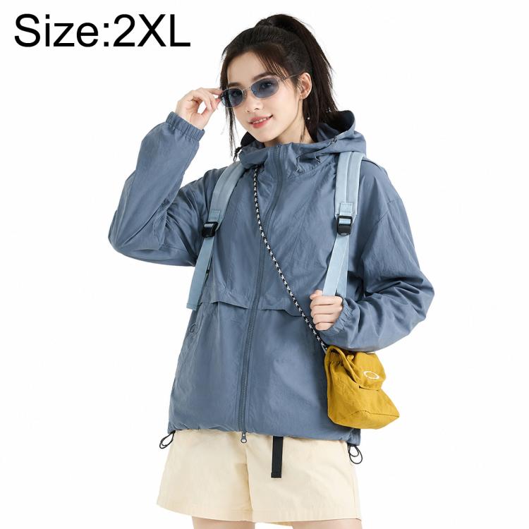 UPF50+ Cooling Fiber Lightweight Breathable Sun Protection Coat, XL, 2XL, 3XL