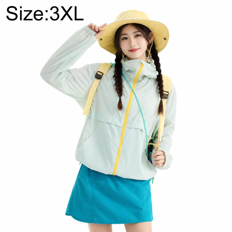 UPF50+ Cooling Fiber Lightweight Breathable Sun Protection Coat, XL, 2XL, 3XL