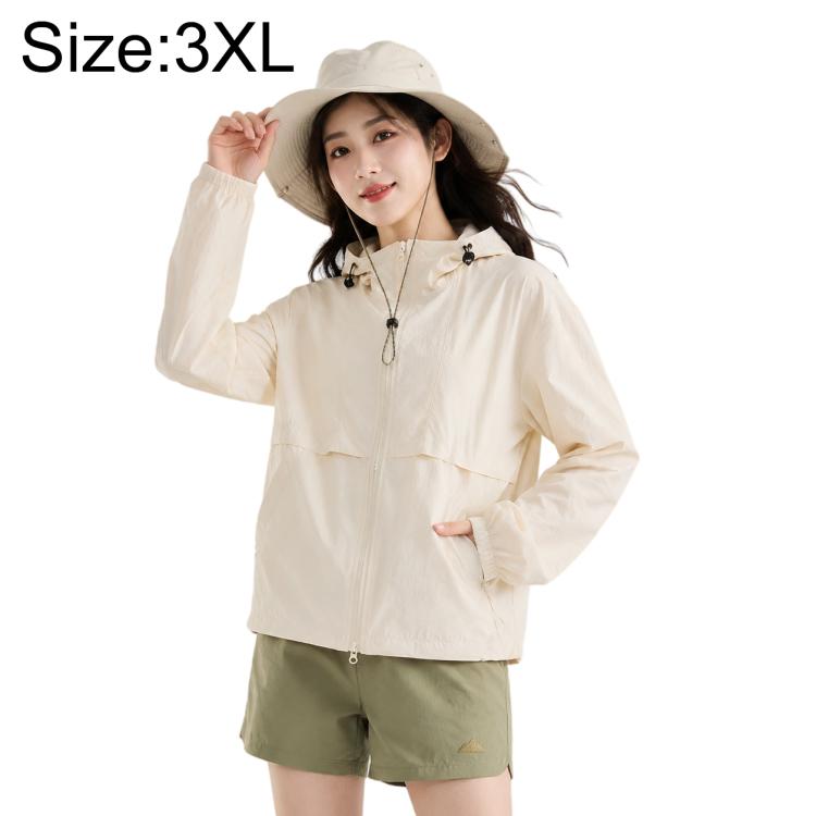 UPF50+ Cooling Fiber Lightweight Breathable Sun Protection Coat, XL, 2XL, 3XL