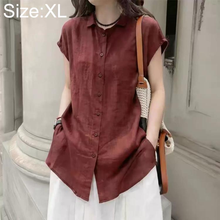 Lightweight Wrinkle-Resistant Quick-Dry Women Short Sleeve Shirt, M, L, XL, 2XL, 3XL